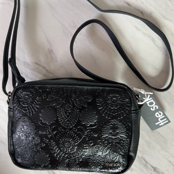NWT THE SAK LEATHER CROSSBODY SHOULDER BAG - Picture 3 of 14